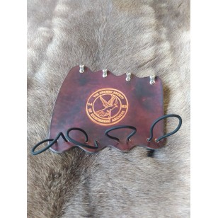 The Ancient Society of Killwining Archers Bracer - 'Elastic' Large Bracer fits Adult - Brown (Right Hand)